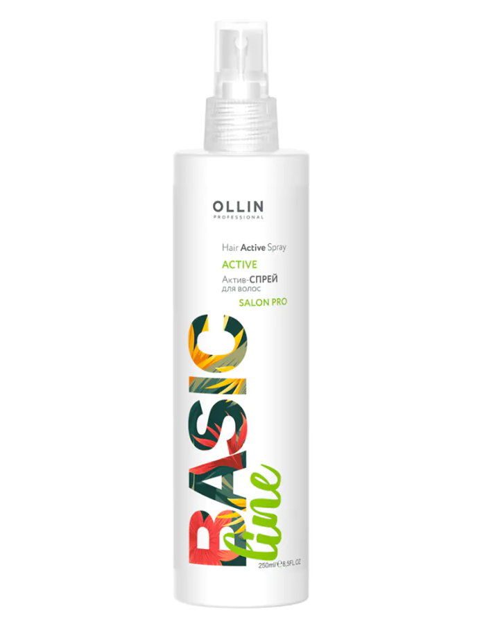 фото упаковки Ollin Prof Basic Line Актив-спрей для волос