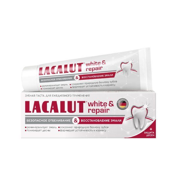 фото упаковки Lacalut White&Repair зубная паста