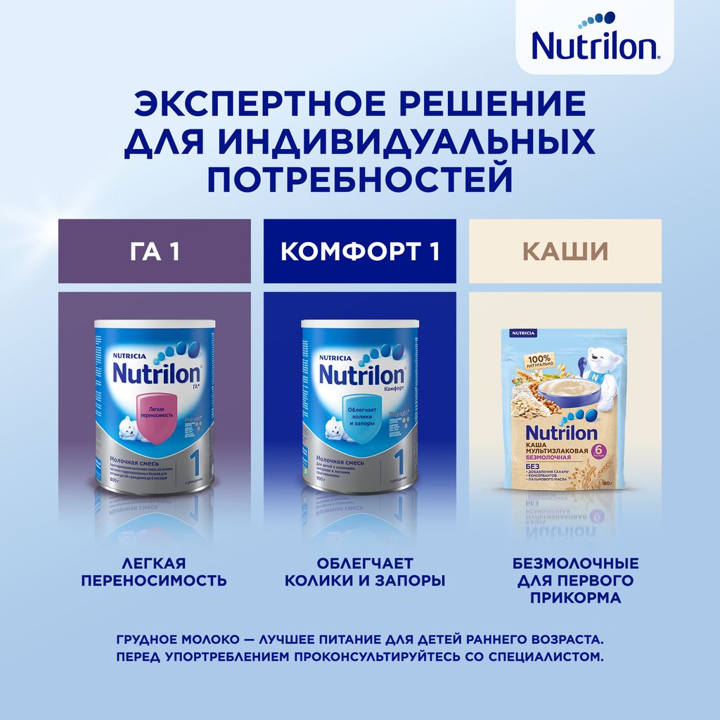 Nutrilon 1 Premium, смесь молочная сухая, 350 г, 1 шт.