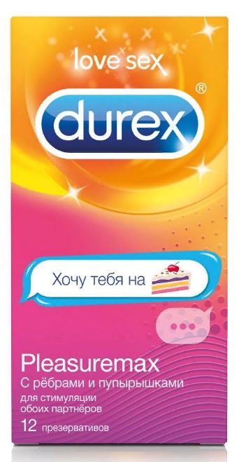 фото упаковки Презервативы Durex Pleasuremax emoji
