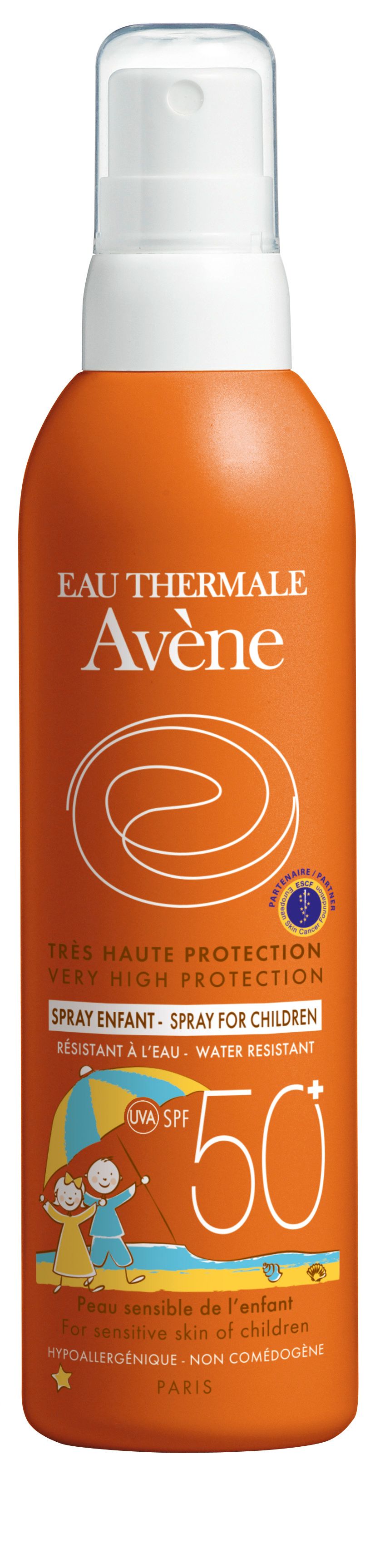 фото упаковки Avene солнцезащитный детский спрей SPF50+