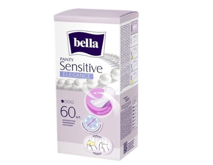 фото упаковки Bella Panty Sensitive Elegance Прокладки ежедневные