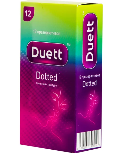 фото упаковки Презервативы Duett Dotted