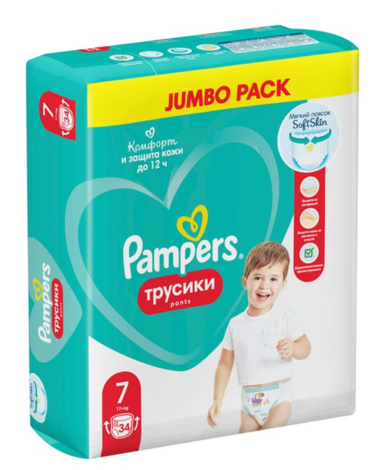 фото упаковки Pampers Pants Подгузники-трусики детские