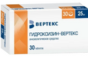 Гидроксизин-Вертекс, 25 мг, таблетки, покрытые оболочкой, 30 шт.