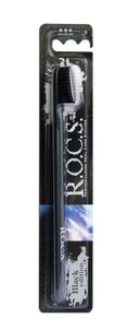 ROCS Зубная щетка Black edition classic, щетка зубная, средней жесткости, 1 шт.