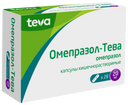 Омепразол-Тева, 20 мг, капсулы кишечнорастворимые, 28 шт.