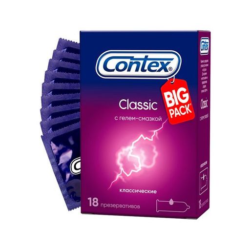 Презервативы Contex Classic, презервативы, 18 шт.