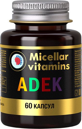 МицелВит Витаминный комплекс ADEK, капсулы, 60 шт.