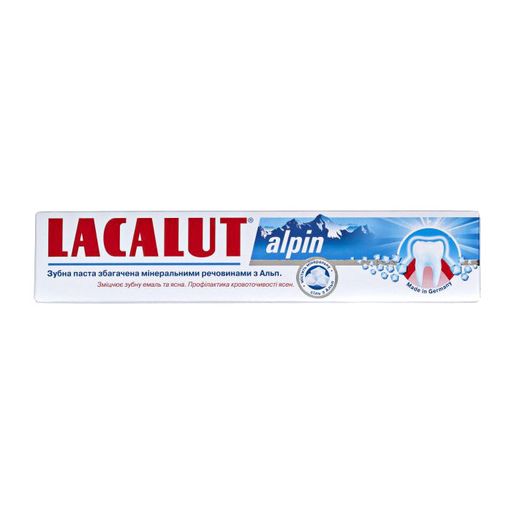 Lacalut Alpin зубная паста, паста зубная, 50 мл, 1 шт.