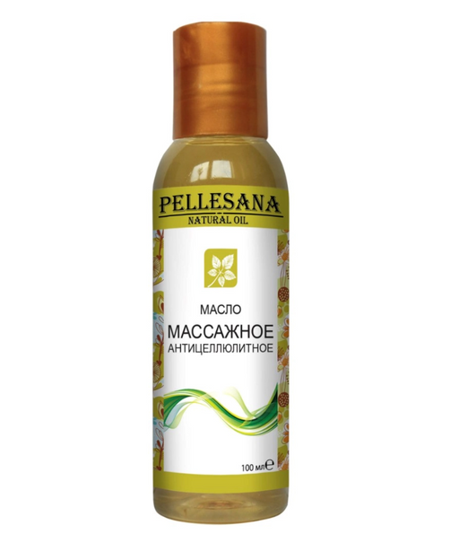 Pellesana масло массажное антицеллюлитное, масло косметическое, 100 мл, 1 шт.