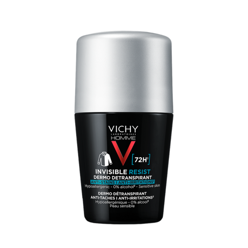 Vichy Homme Invisible Resist Дезодорант-антиперспирант 72 ч, 50 мл, 1 шт.