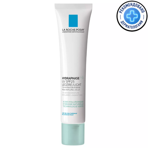 La Roche-Posay Hydraphase HA UV Флюид для обезвоженной кожи, spf 25, флюид, для нормальной и комбинированной кожи, 40 мл, 1 шт.