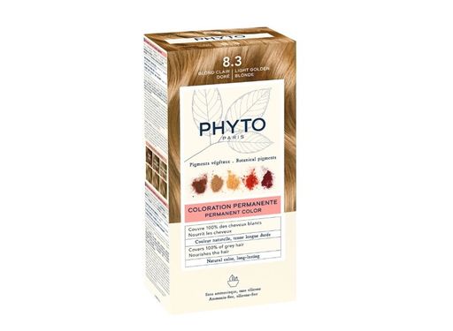 Phytosolba PhytoColor Краска 8.3 светлый золотистый блонд, тон 8.3, краска для волос, 1 шт.