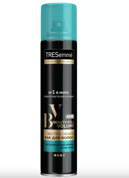 Tresemme Beauty-full Volume Лак для укладки волос, лак для волос, экстрасильной фиксации, 250 мл, 1 шт.